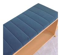 Almohadilla para asiento de banco lavable, antideslizante, para enfermos y jardín, extraíble, para uso en interiores y exteriores, 120 x 50 cm