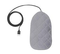 Almohadilla Para Asiento De Motocicleta Cojín Impermeable Calefactado | Calentador De Asiento De Motocicleta Ajustable Para Clima Frío Scooter Moto De Nieve Pasajeros Pilotos Gris Motocicleta