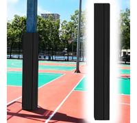 Almohadilla para bastón de baloncesto, almohadilla cuadrada grande de repuesto, protector de poste al aire libre, barrera de colisión para postes de 7 x 7 pulgadas, duradera y resistente a la