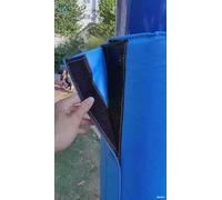 Almohadilla para bastón de baloncesto para todo tipo de clima al aire libre para protección de jugadores, 4 5 6 pies de alto, envolturas de poste de espuma redonda