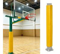 Almohadilla para bastón de baloncesto, protector anticolisión resistente para todo tipo de clima para postes cuadrados de 2 a 13 pulgadas, acolchado de 4 pies de alto para proteger a jugadores y