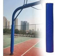 Almohadilla para bastón de baloncesto, protector de aro redondo de 180 cm, para todo tipo de clima, acolchado de seguridad resistente para garaje y canchas deportivas