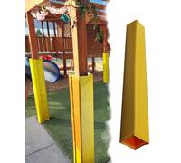 Almohadilla para bastón de baloncesto, protector de seguridad de 7 pies para parques infantiles, se adapta a postes de 2 a 10 pulgadas, envoltura acolchada de 11.5 x 11.5 pulgadas para postes de toldo