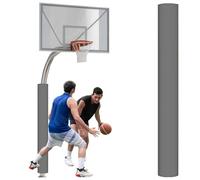 Almohadilla para bastón de baloncesto, protector reutilizable para todo tipo de clima para uso en exteriores e interiores, se adapta a postes redondos estándar (22-16-14-11 cm), fácil de instalar