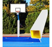 Almohadilla para bastón de baloncesto resistente a la intemperie, protector de columna cuadrada, cojín envolvente para postes de baloncesto, protege tu juego con una protección mejorada