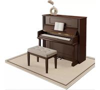 Almohadilla para batería, Alfombra insonorizada for Piano, Resistente y Antideslizante, for Suelos de Madera, Moderna for Silla Ordenador(60x120cm)
