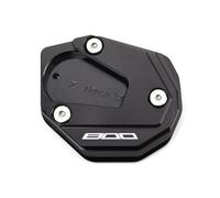 Almohadilla para Caballete Moto Soporte Lateral para Motocicleta, Placa Ampliada, Accesorios para KA&Was&AKI Z 650 800 900 1000 Z900 RS Z1000 SX Z650 2017-2024 2023(Black-800)