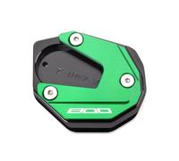 Almohadilla para Caballete Moto Soporte Lateral para Motocicleta, Placa Ampliada, Accesorios para KA&Was&AKI Z 650 800 900 1000 Z900 RS Z1000 SX Z650 2017-2024 2023(Green-800)