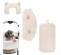 Almohadilla para cochecito de perro, cojín suave extraíble para cochecito de cachorro, accesorios para carrito de mascotas, almohadilla de dormir lavable para perros para camping, viajes y uso al aire