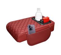 Almohadilla para consola central de coche, almohada para reposabrazos, protector de funda para asiento de reposabrazos de coche,Estuche de almacenamiento extensor de reposabrazos para automóvil con po