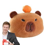 Almohadilla para correa de asiento de coche, almohadilla para cinturón de seguridad de animales, bonita almohada capibara para reposacabezas de animales, almohadilla para cinturón de seguridad para