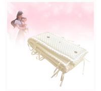 Almohadilla para Cubrir El Marco De La Cama - Suave,Fibra De Poliéster Barrera del Sueño Fácil De Instalar,Protección Integral Borde del Amortiguador para Proteger La Decoración,160x28cm