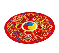 Almohadilla para cuenco, cuenco de oración, cojín para cuenco de canto, cuenco de meditación, soporte para cuenco de canto budista, almohadilla para cuenco con sonido de Buda, posavasos de arte popu