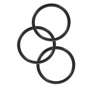 Almohadilla para Cuenco Tibetano Redonda Negra de Goma, 3 Piezas | Base Estable y Protección Superficial, Diseño Delicado para Mesa, Viaje, Cuencos y Baquetas