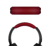 Almohadilla para Diadema de Cuero proteico Geekria Compatible con Sony MDR-XB950BT, MDR-XB950N1, MDR-XB950B1, MDR-XB950/H, Pieza de reparación de Repuesto (Rojo)