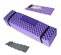 Almohadilla para dormir de espuma, impermeable, resistente a la humedad, almohadilla para dormir para acampar, caja de huevos plegable, espuma suave ultraligera para mochileros al aire libre, sende