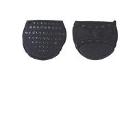 Almohadilla para el antepié Calcomanía para zapatos Inserciones Gel Zapatos de tacón Cojín Antideslizante Tacones altos Medias plantillas Pie Calcetines Relleno Mujeres Accesorios-E-Black