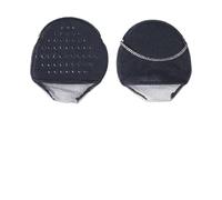 Almohadilla para el antepié Calcomanía para zapatos Inserciones Gel Zapatos de tacón Cojín Antideslizante Tacones altos Medias plantillas Pie Calcetines Relleno Mujeres Accesorios-D-Black