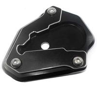 Almohadilla para el caballete de la moto Motocicletas Para Ducati 848 para EVO 2020 Soporte de aluminio CNC para motocicleta, placa soporte extensión lateral para el pie, ampliador(Negro)