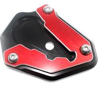 Almohadilla para el caballete de la moto Motocicletas Para Ducati 848 para EVO 2020 Soporte de aluminio CNC para motocicleta, placa soporte extensión lateral para el pie, ampliador(Rojo)