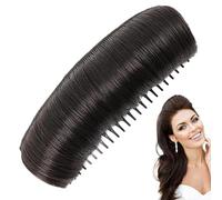 Almohadilla para el cabello esponjosa, almohadilla invisible para el cabello, pinzas naturales transpirables para crear una transición sin costuras, aumento de volumen instantáneo y tu peinado