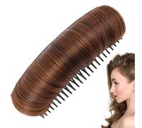 Almohadilla para el cabello, pinza de pelo para el volumen,Clips de natural - Invisible pelo falso pinza de pelo Base de cabello estilo insertar herramienta Volumen aumentado cosido