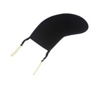 Almohadilla para el mentón de viola para el hombro, cubierta suave, accesorio protector para instrumentos musicales, almohadilla negra para el hombro