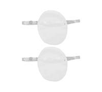 Almohadilla para el Sudor en las Axilas, Suave y Ajustable, Cómoda Almohadilla para el Sudor en las Axilas de Poliéster, Fácil de Usar para Hacer Deportes (Blanco)