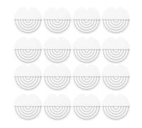 Almohadilla para Extensiones de Cabello, Escudo Circular | Separador con Escala y Orificio Simple, Barrera Higiénica para Salón y Uso Doméstico, Aisla Adhesivo