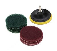 Almohadilla para fregar, almohadillas para fregar, accesorio de taladro de fibra de nailon, accesorio de limpieza, accesorio para lijar, plancha para pulir baldosas de limpieza de acero