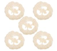 Almohadilla para Jabonera de Lufa Beige 5 Piezas, Esponja Vegetal