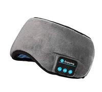Almohadilla para los Ojos para Dormir, Cubierta para los Ojos para Dormir, Reduce el Ruido, Reproduce Música, Esponja de Ajuste Perfecto para Uso Doméstico (Gris)