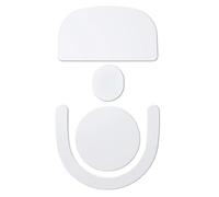 Almohadilla para los pies del mouse: pegatina antideslizante, superficie resistente al desgaste, rendimiento de control del cursor suave | Protector inferior para juegos, soporte de movimiento estable