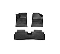 Almohadilla para los pies para Hyundai para Kona EV 2024 TPE 3D Alfombrillas Revestimiento Carga Almohadilla Maletero Todo Clima Alfombra Negra Timón Izquierdo(Felpudo)