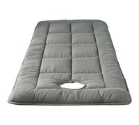 Almohadilla para mesa de masaje con orificio para la cara, 31 x 75 pulgadas, algodón grueso, suave y cómodo, acolchado para mesa de masaje para centro de belleza, suministros para spa para mujer |.Ad