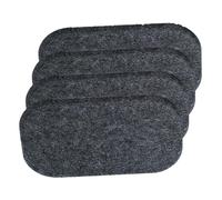 Almohadilla para Muebles, Resistente a la abrasión, Black | Almohadillas para muebles, 4 unidades, fieltros extragruesos, antideslizantes, resistentes a los arañazos,