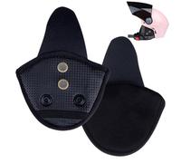 Almohadilla para orejas de motocicleta, poliéster, 15 x 13 x 2 cm, bloqueador de viento para orejas, orejeras térmicas, almohadilla calentadora de orejas de motocicleta para bicicletas, ciclismo