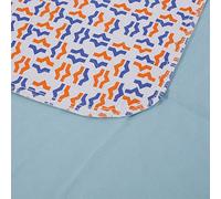 Almohadilla para Orina, Almohadilla para Incontinencia Reutilizable de 2 Colores, Absorción de Agua para Pacientes, Ancianos, Niños Adultos(Azul anaranjado)