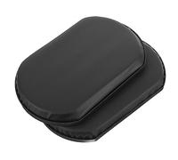Almohadilla para Pantorrillas de Silla de Ruedas 2 Piezas Cuero Negro