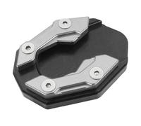 Almohadilla para pata de cabra de motocicleta - Extensor de 7,2 x 5,7 cm, montaje práctico | Placa de soporte de aleación de aluminio con superficie antideslizante, extensión de caballete lateral para
