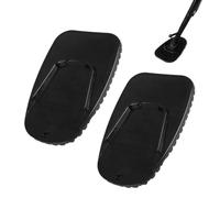 Almohadilla Para Pata De Moto - Placa De Soporte Para Pie De Moto | 2 Piezas Estacionamiento Terreno Blando Calzadas Calientes Césped Garaje