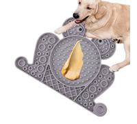 Almohadilla para perros, alfombra de lamer cachorro,Tazas de succión de silicona Mat de alimentación Forma de la rana - Placa sin deslizamiento, bandeja, calmante lento de alimentación lenta interacti