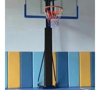 Almohadilla para Poste de Baloncesto Acolchado Envolvente para Postes de Baloncesto, Envoltura para Columnas de Soporte de Sótanos, Almohadilla Protectora para Pilares(Black 3ft/91cm,11x11"/28x28cm)