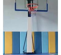 Almohadilla para Poste de Baloncesto Acolchado Envolvente para Postes de Baloncesto, Envoltura para Columnas de Soporte de Sótanos, Almohadilla Protectora para Pilares(White 3ft/91cm,11x11"/28x28cm)