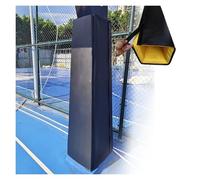 Almohadilla para Poste de Baloncesto Acolchado For Aro De Baloncesto For Poste Cuadrado, Base De Seguridad Plana De 180 Cm De Alto For Postes De Baloncesto(Black,7"x7"/17.8x17.8cm)