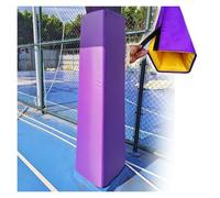 Almohadilla para Poste de Baloncesto Acolchado For Aro De Baloncesto For Poste Cuadrado, Base De Seguridad Plana De 180 Cm De Alto For Postes De Baloncesto(Purple,7"x7"/17.8x17.8cm)
