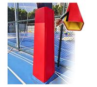 Almohadilla para Poste de Baloncesto Acolchado For Aro De Baloncesto For Poste Cuadrado, Base De Seguridad Plana De 180 Cm De Alto For Postes De Baloncesto(Red,7"x7"/17.8x17.8cm)
