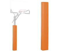 Almohadilla para Poste de Baloncesto Protector Naranja para Postes De Baloncesto, para La Protección Del Jugador, 1,8m 1,5m 1,2m De Altura. Resistente A La Intemperie, Cuadrado(H 5 Ft,5x5 inch)