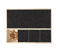 Almohadilla para rascar uñas con forma de pata de perro, almohadilla para rascar uñas para perros, Tabla de recorte de arañazos cuadrada para uñas de patas de mascotas, Almohadillas pulidas para limar