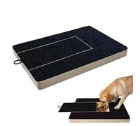 Almohadilla para rascar uñas para perros: diseño de recortador de aseo de madera, superficie de limado de uñas incorporada, estructura de madera natural duradera con base antideslizante | Cuidado, man